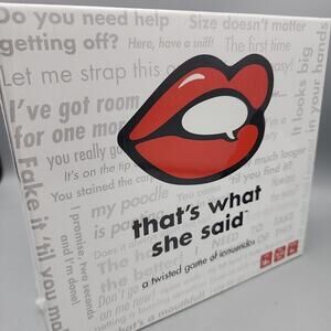 Party Game of Innuendos "Thats What She Said" Sealed Brand New Cards Bucks Hens